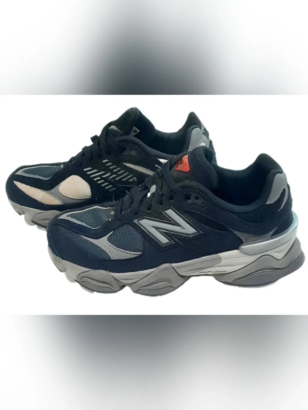New Balance 9060 - Black / Castlerock - Shoes GC9060BK Kids Sz 5/ Womens Sz 6.5